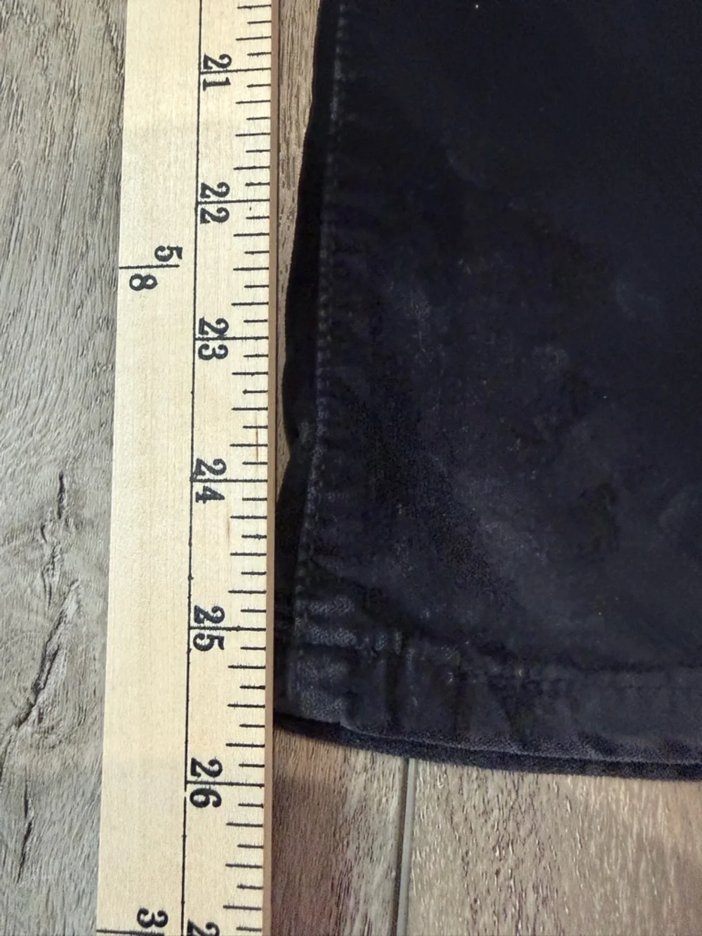 Free People Black Corduroy Pants with Side Zip - Slim Flare Fit